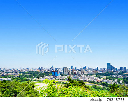 仙台の都市風景の写真素材 [82761503] - PIXTA