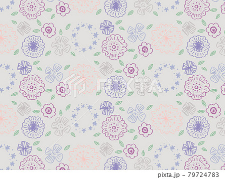 レース イラスト ピンク 背景の写真素材