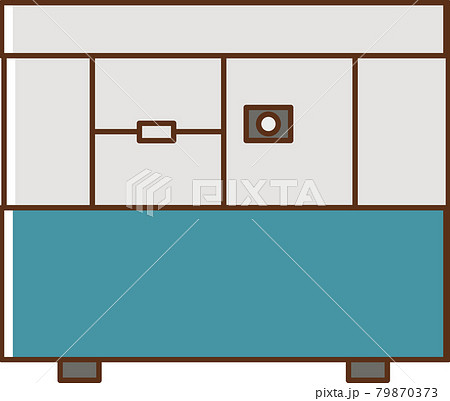 自家発電機のイラスト素材