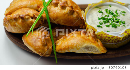 Mini Pasties with Decorating Eyes, Succulent Pork, Turkey, Bacon