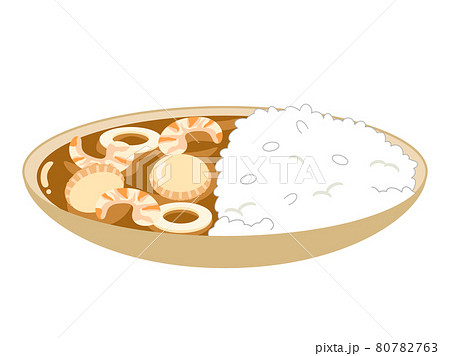 カレーライスのイラスト素材