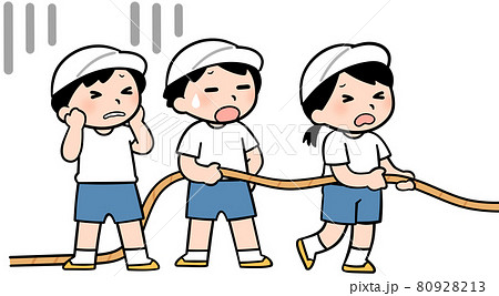 綱引きのイラスト素材