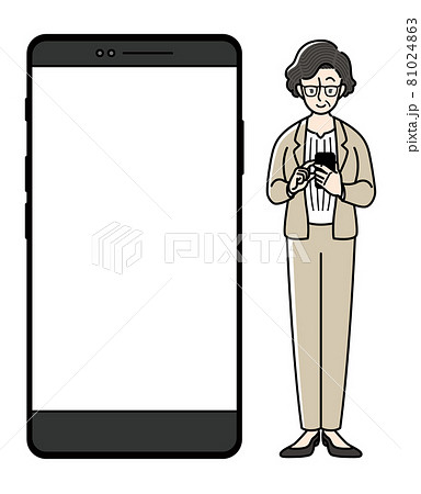 スマートフォン スマホ 携帯電話 フレームのイラスト素材 スマートフォン スマホ 携帯電話 フレームのイラスト素材