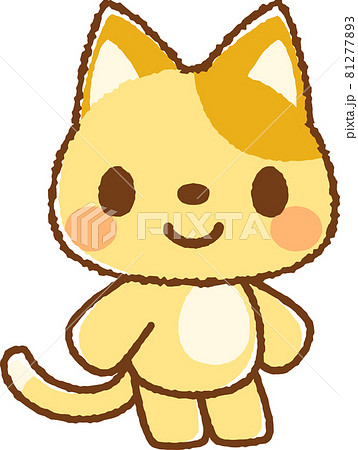 ネコキャラのイラスト素材