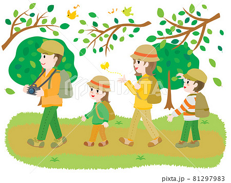 ピクニック ハイキングのイラスト素材集 ピクスタ