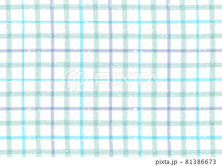 チェック 色鉛筆画 チェック柄 チェック模様のイラスト素材