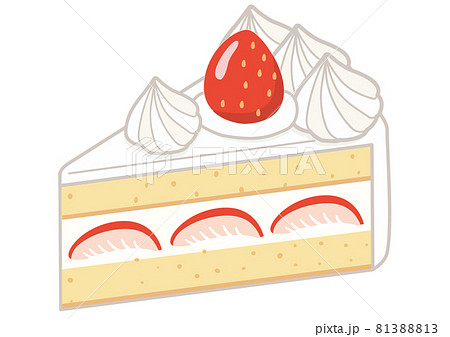 ショートケーキのイラスト素材集 ピクスタ