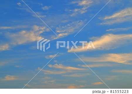 空 雲 天気 雲の種類の写真素材