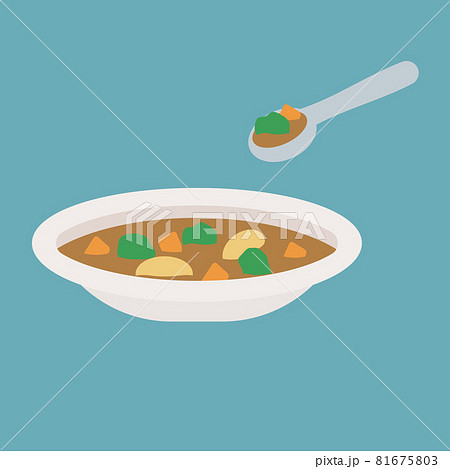 ビーフシチューのイラスト素材