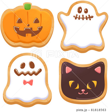 ハロウィンのお菓子のイラスト素材集 ピクスタ