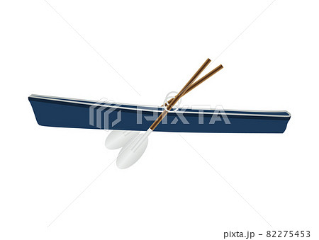 漕ぐ 人物 男性 オールのイラスト素材