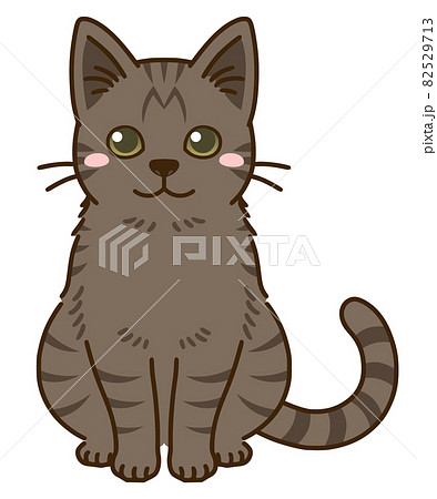 雉猫（お座りポーズ） （羊毛フェルト三毛猫【ハンドメイド （三