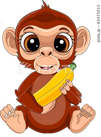 絵描きのお猿さん バナナ付き Www Vetrepro Fr