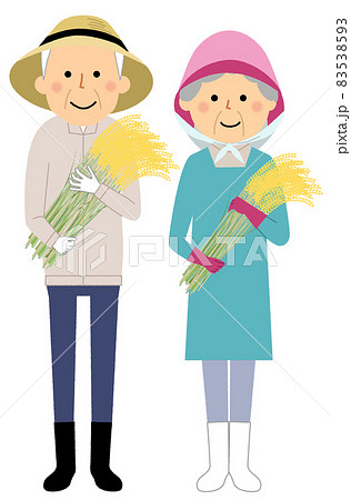 畑仕事のイラスト素材