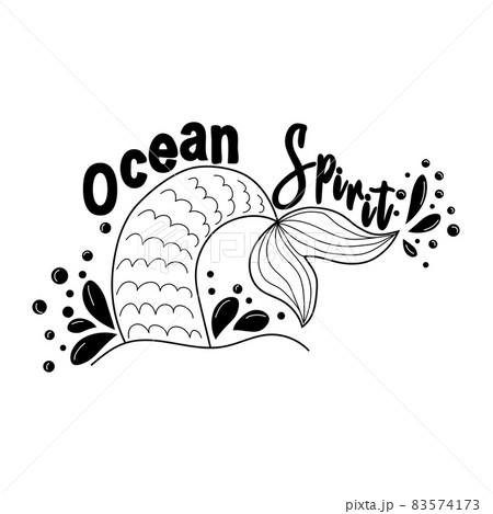 波 心 海 ハートのイラスト素材