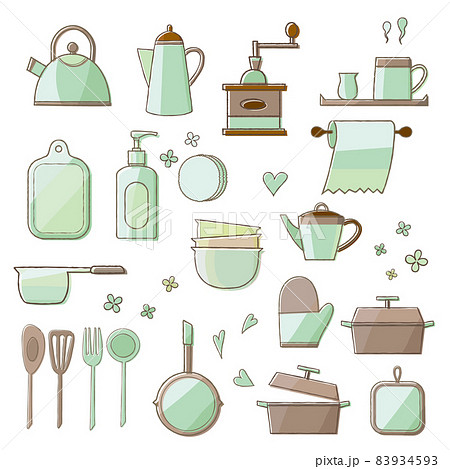 調理器具のイラスト素材集 ピクスタ