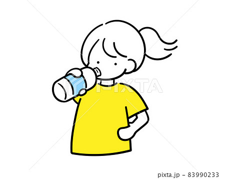 人物 飲む 水分補給 こどものイラスト素材 人物 飲む 水分補給 こどものイラスト素材