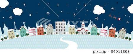 ヨーロッパ 風景 街並 建物のイラスト素材