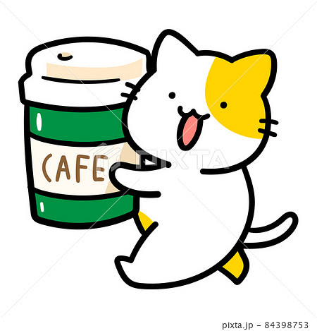 猫カフェのイラスト素材