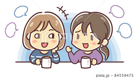 二人組のイラスト素材
