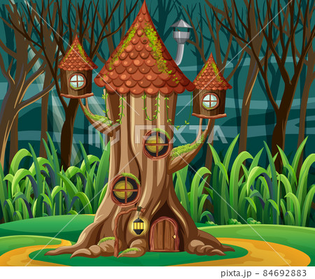 心象 幻想的 心象風景 イラストの写真素材