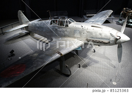 飛燕 プロペラ プロペラ機 日本軍の写真素材