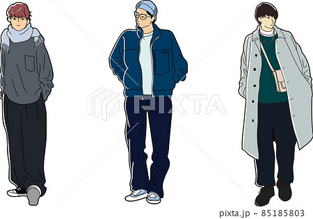 服 販売 イラスト おしゃれ 男