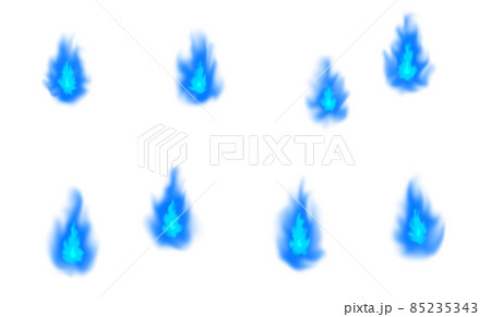 火の玉のイラスト素材