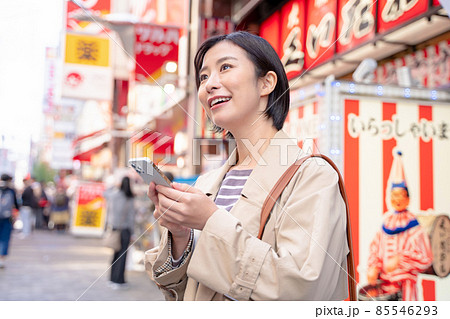くいだおれ人形 大阪の写真素材