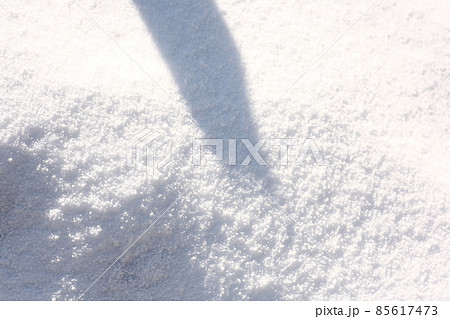 雪 地面 冬 積雪の写真素材