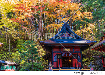 神社の装飾の写真素材