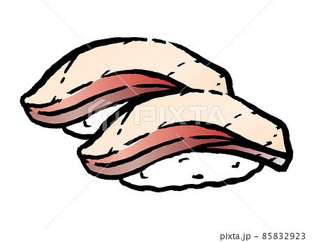 にぎり寿司のイラスト素材