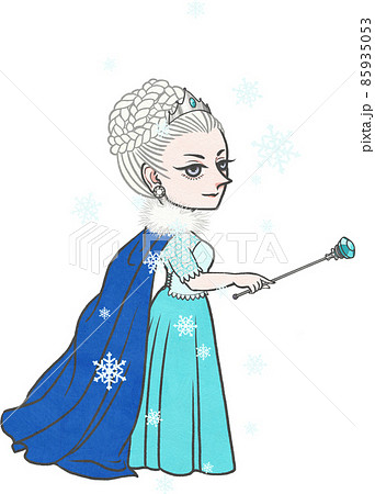雪の女王のイラスト素材