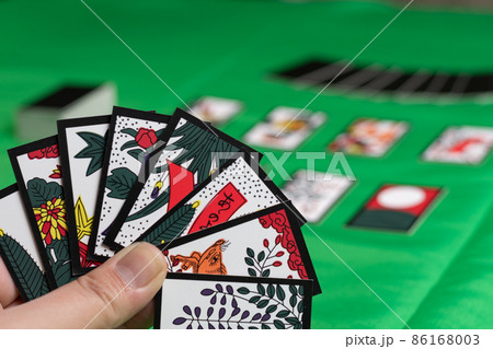 ゲーム 日本 花札 植物 ススキ 花札 花札 花札 花札 日本 ススキの写真素材