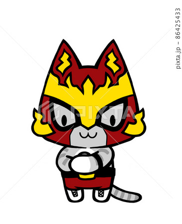 覆面レスラーのイラスト素材