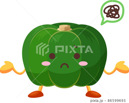 かぼちゃ畑のイラスト素材