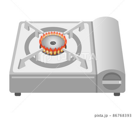 コンロのイラスト素材