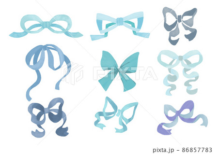 紐リボンのイラスト素材
