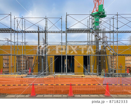 マンション建設現場のイメージ