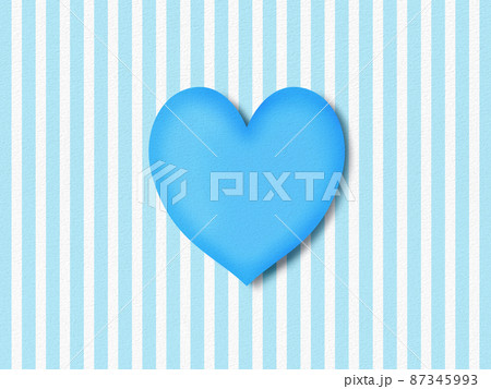 背景素材 水色 ハート 壁紙のイラスト素材