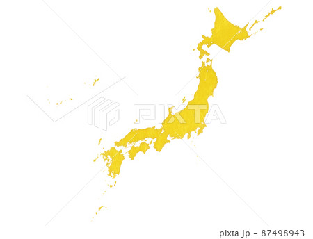 中国四国地方のイラスト素材