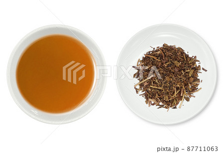 お茶の葉のイラスト素材