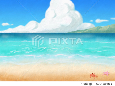 海 綺麗な海 のイラスト素材集 ピクスタ