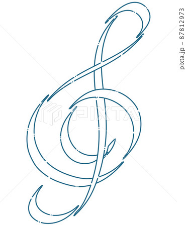 音楽記号のイラスト素材