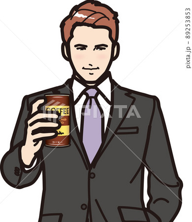 缶コーヒーのイラスト素材