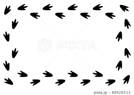 足黒ペンギン 足のイラスト素材