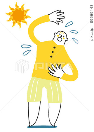 夏バテのイラスト素材