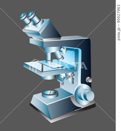 光学顕微鏡のイラスト素材