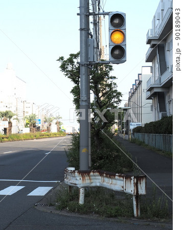 縦型信号機の写真素材