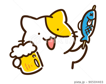 猫 動物 宴会 飲酒のイラスト素材 - PIXTA